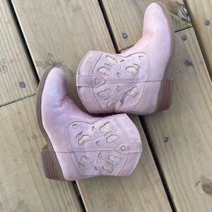 Toddler Sugar Light Pink Cowgirl boots size 9